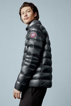Chamarras Canada Goose Hombre Mexico - Crofton Chaqueta De Plumas Grises NQ6578402